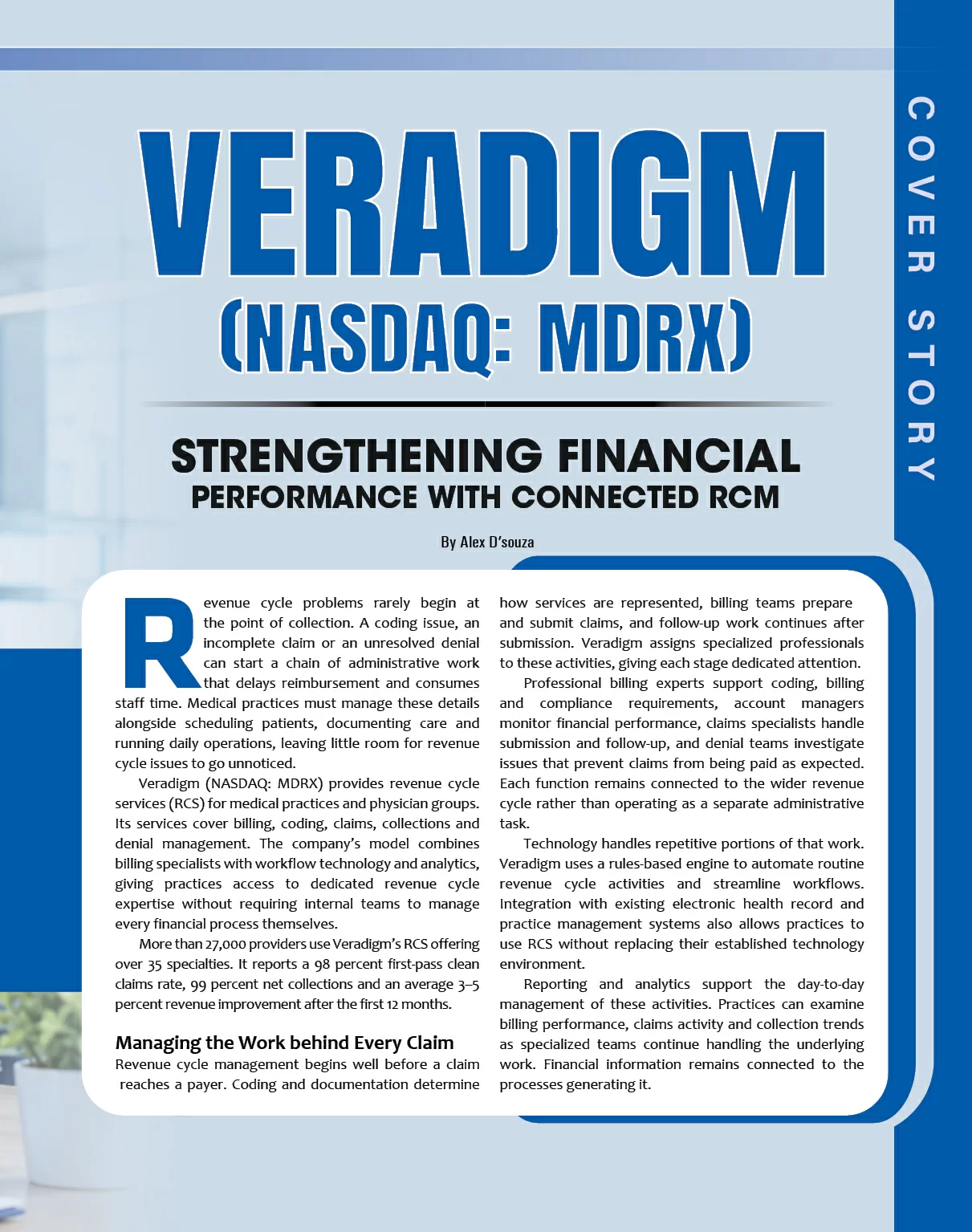 Veradigm (OTCMKTS: MDRX): Turning Revenue Cycle Complexity into Financial Clarity | Construction Business Review